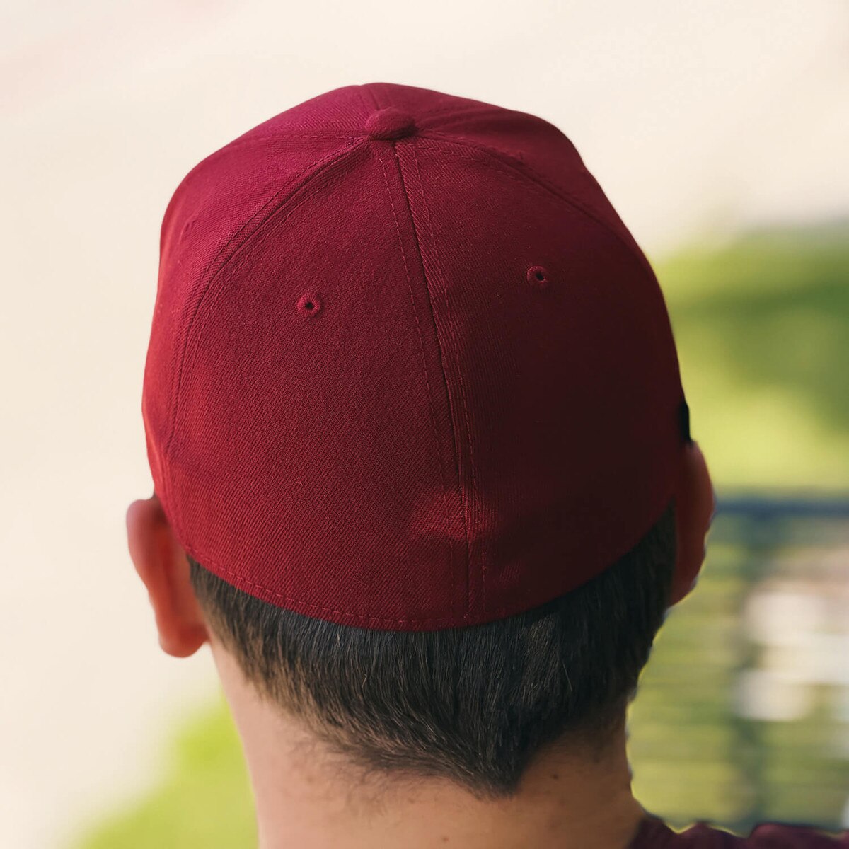 Legacy I-State Cardinal Fitted Hat back